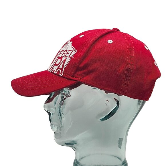 Samuel Adams Rebel IPA Red Adjustable Snapback Hat Beer Brewery Breweriana - Picture 9 of 12